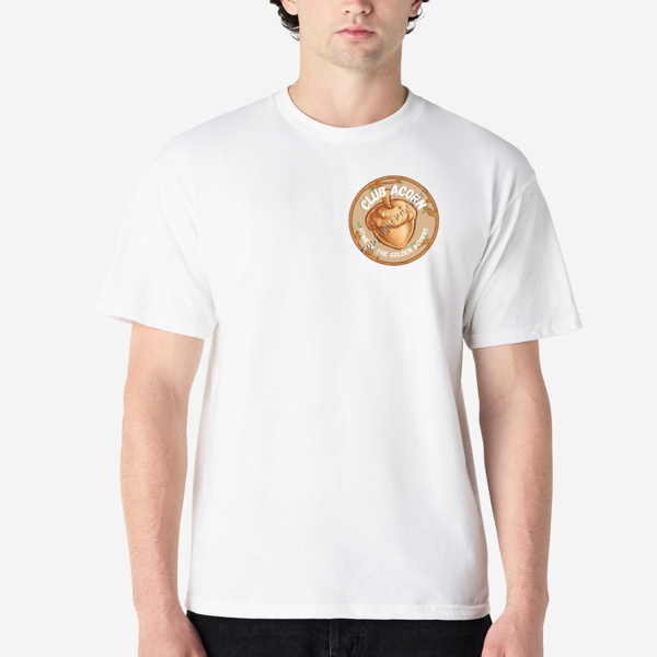 Golden Acorns Tee with Acorn Sleeve - Hammer Heavyweight Tee Thumbnail